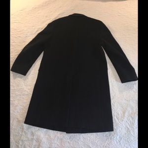 Men’s heavyweight wool herringbone overcoat